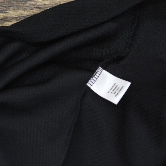 NWT 24Seven Comfort Apparel Plus Size Crepe Keyhole Cap Sleeve Dress Black 1X - Picture 4 of 5